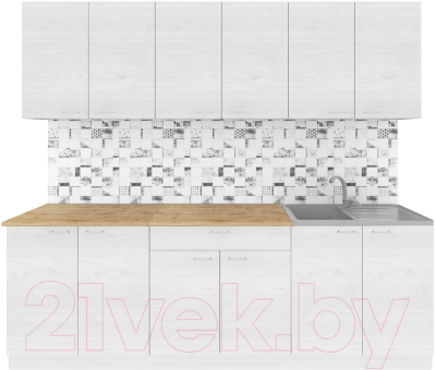 Кухонный гарнитур Агута Альфа 2.4 - фото