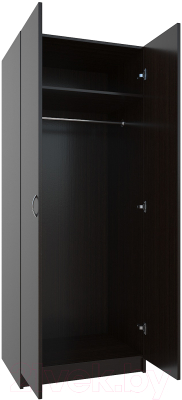 Шкаф МДК ШК1 для одежды 2-х дверный 780x596x2000 (венге)