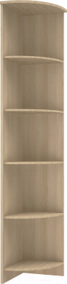Стеллаж МДК СУ1 угловой 370x370x2000 (дуб млечный) - фото