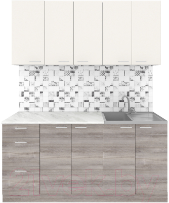 Кухонный гарнитур Агута Альфа 1.6/60 - фото