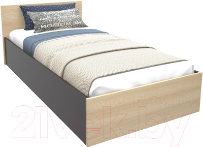 Односпальная кровать МДК КР10 100x200/700x1052x2032 - фото
