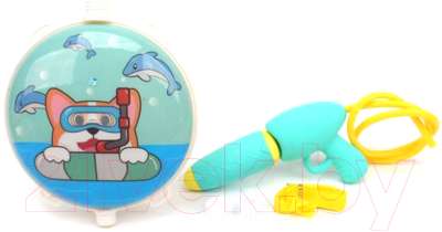 Бластер игрушечный Наша игрушка Водяной-рюкзак Собачка / 210-4 - фото