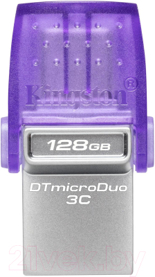 Usb flash накопитель Kingston Data Traveler MicroDuo 128Gb (DTDUO3CG3/128GB) - фото