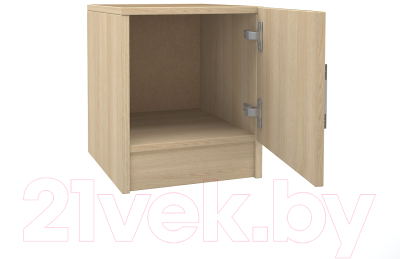 Прикроватная тумба МДК КМ3 420x350x380 (дуб млечный)