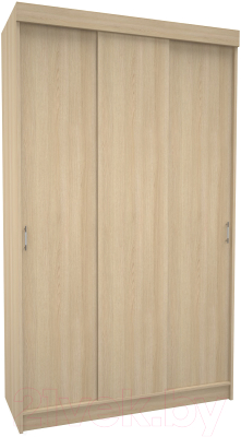 Шкаф-купе МДК СК1 3-х створчатый 2020x1300x520 (дуб млечный) - фото