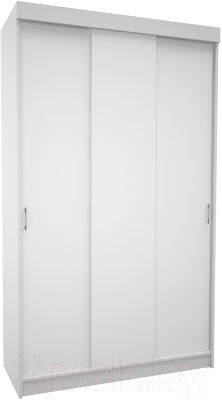 Шкаф-купе МДК СК1 3-х створчатый 2020x1300x520 (белый) - фото