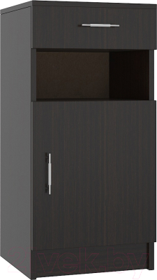 Тумба МДК ПРТ1 с ящиком 870x400x400 (венге) - фото