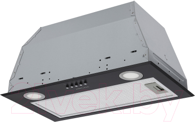 Вытяжка скрытая Krona Adel 600 Black Pb / КА-00002587 - фото