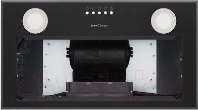 Вытяжка скрытая Krona Adel 600 Black Pb / КА-00002587