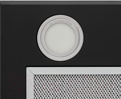 Вытяжка скрытая Krona Adel 600 Black Pb / КА-00002587