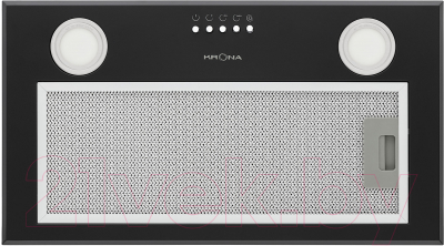 Вытяжка скрытая Krona Adel 600 Black Pb / КА-00002587