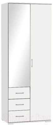 Шкаф МДК ГШ1 2-х створчатый 2120x800x450 (белый) - фото