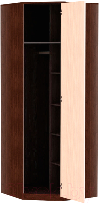 Шкаф МДК ГШУ угловой 2120x720x720 (венге/дуб млечный)