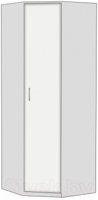 Шкаф МДК ГШУ угловой 2120x720x720 (белый) - фото