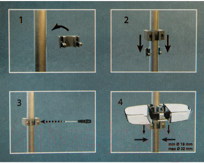 Полка для ванной Primanova Drippy M-N23-25