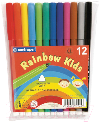 Фломастеры Centropen Радуга 7550/12 ET - фото
