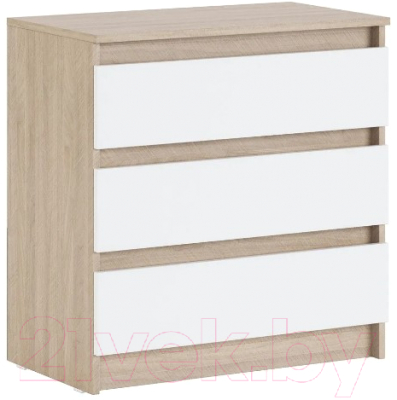 Комод Алисия Лайт-1 / АЯ.18.06.02.08 (палермо/белый) - фото