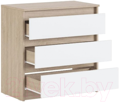 Комод Алисия Лайт-1 / АЯ.18.06.02.08 (палермо/белый)