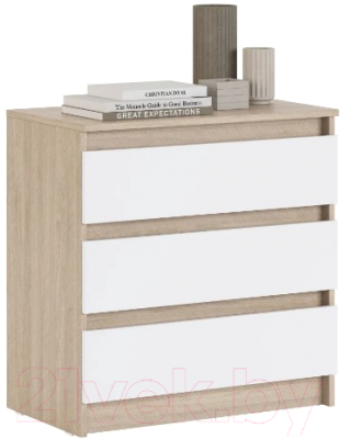 Комод Алисия Лайт-1 / АЯ.18.06.02.08 (палермо/белый)