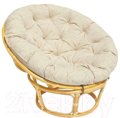 Кресло садовое Garden Story Папасан / Р110Н (бежевый/медовый) - фото