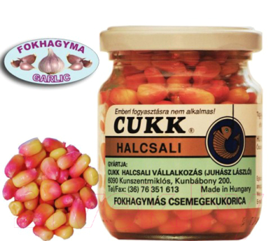 Насадка рыболовная CUKK Кукуруза сладкая Чеснок / 4854