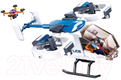 Конструктор Sluban Полиция / 38-0823 (161эл) - фото