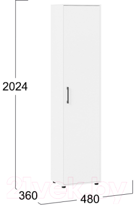 Шкаф-пенал ТриЯ Витра тип 1