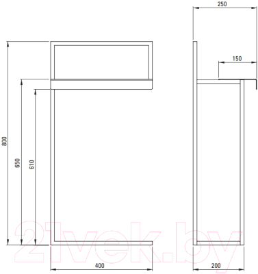 Полка для полотенца Deante Mokko ADM N632