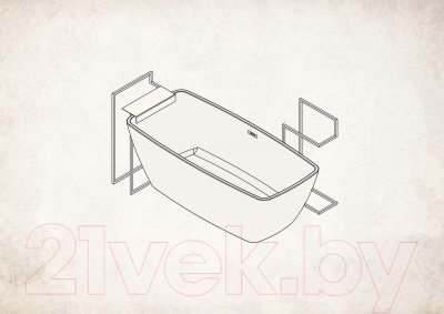 Полка для полотенца Deante Mokko ADM N632