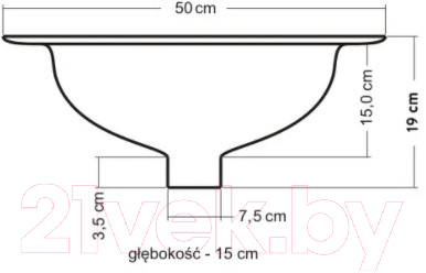 Умывальник REA U0064