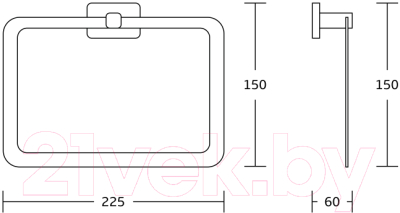 Кольцо для полотенца Gross Aqua GA17632