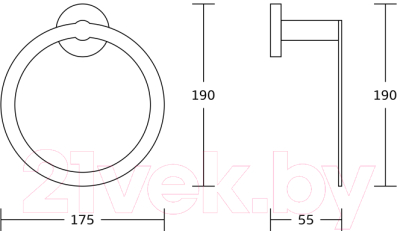 Кольцо для полотенца Gross Aqua GA50532