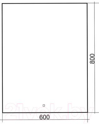 Зеркало Toppus Silk 60x80 / 2911.011