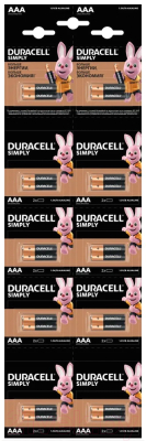 Комплект батареек Duracell AAA HBDC - фото