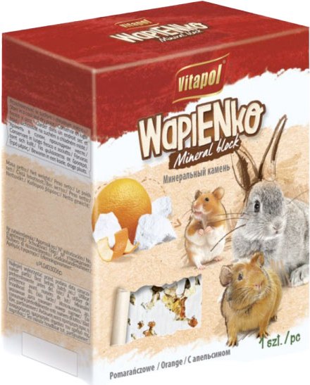 Минеральный камень для грызунов Vitapol Wapienko с апельсином / ZVP-1057 - фото