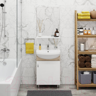 Тумба с умывальником Onika Эко 52.10 (105207 + Santeri 52)