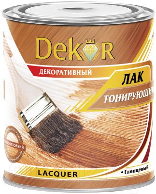 Лак Dekor Тонирующий декоративный для дерева - фото
