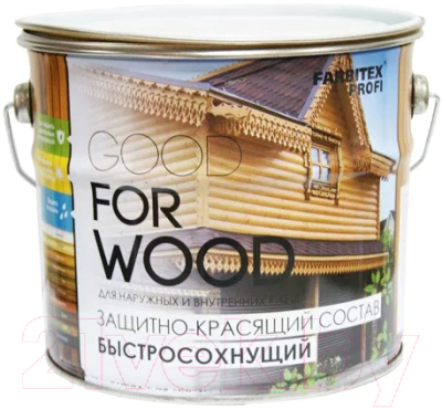 Защитно-декоративный состав Farbitex Профи Wood Быстросохнущий - фото