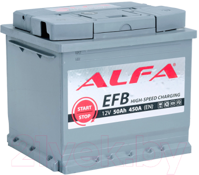 Автомобильный аккумулятор ALFA battery EFB R - фото