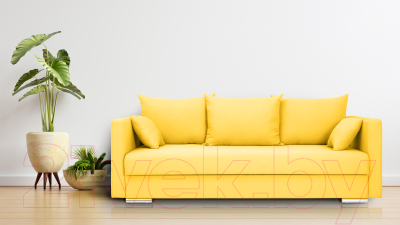 Диван KRONES Эллада мод. 2 (велюр желтый)