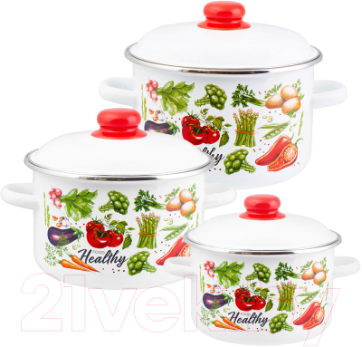 Набор кастрюль Appetite Veggies 1KB191M - фото