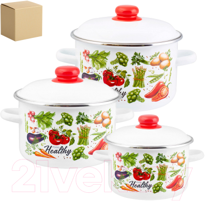 Набор кастрюль Appetite Veggies 1KB191M