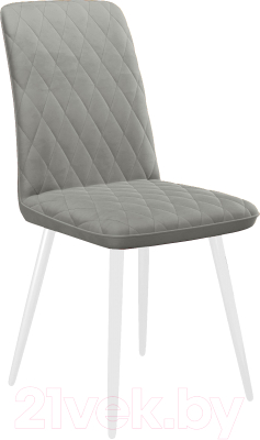 Стул DikLine 205 (B22 серый/ножки белые) - фото