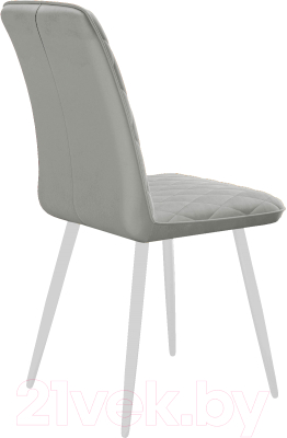 Стул DikLine 205 (B22 серый/ножки белые)