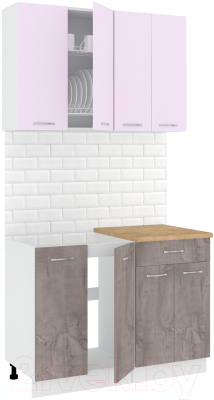 Готовая кухня Кортекс-мебель Корнелия Лира-лайт 1.1м - фото