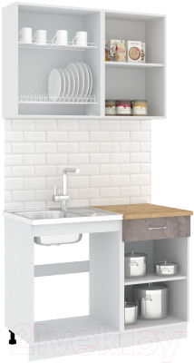 Готовая кухня Кортекс-мебель Корнелия Лира-лайт 1.1м