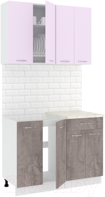 Готовая кухня Кортекс-мебель Корнелия Лира-лайт 1.1м - фото