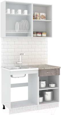 Готовая кухня Кортекс-мебель Корнелия Лира-лайт 1.1м