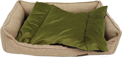 Лежанка для животных Кот и Пёс Европа №3 / Л7656М-Х (коричневый)