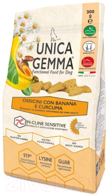 Лакомство для собак Unica Gemma Печенье Косточки для собак всех пород - фото
